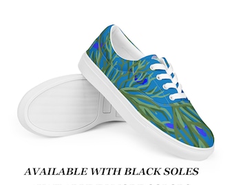 Zapatillas náuticas deportivas para mujer, cómodas, informales, estilo urbano, con estampado de sirena, de lona, para mujer