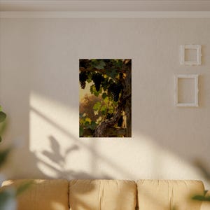 I Am the Vine Poster | Grapevine Botanical Christian Wall Art, John 15:5 Scripture Print, Faith Kitchen Decor Gift image 14