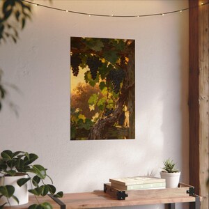 I Am the Vine Poster | Grapevine Botanical Christian Wall Art, John 15:5 Scripture Print, Faith Kitchen Decor Gift image 10