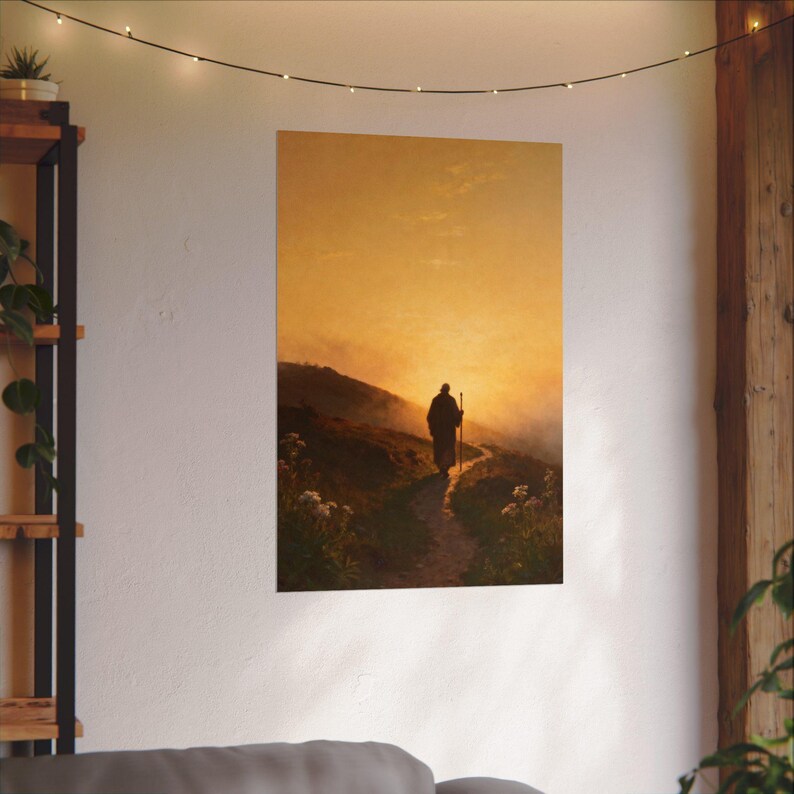 Plakat „Walcz pokornie” | Księga Micheasza 6:8: Postępuj sprawiedliwie, kochaj, miłosierdzie, Chrześcijańska ścieżka, ścienna sztuka, prezent wiary z okazji ukończenia szkoły zdjęcie 15