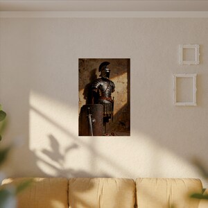 Armor of God Poster | Roman Armour Wall Art, Ephesians 6:11 Christian Gift for Men, Boys Room Faith Decor image 13