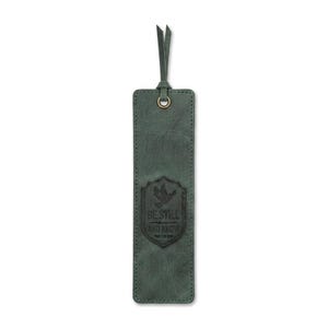 Be Still and Know Leather Bible Bookmark – Eden Green Full-Grain Cowhide Tassel Christian Gift afbeelding 4