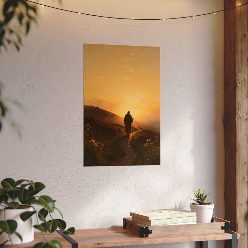 Plakat „Walcz pokornie” | Księga Micheasza 6:8: Postępuj sprawiedliwie, kochaj, miłosierdzie, Chrześcijańska ścieżka, ścienna sztuka, prezent wiary z okazji ukończenia szkoły zdjęcie 10