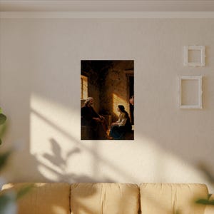 Mary and Martha Poster | Luke 10:42 One Thing Is Needful, Christian Wall Art for Women, Bible Study Gift Print image 14