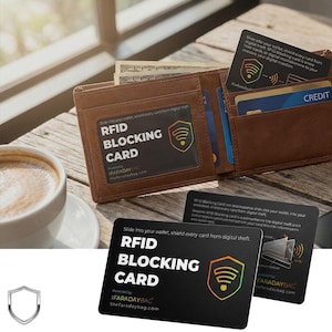 Tarjeta de bloqueo RFID definitiva: protección contra el robo de identidad y seguridad sin contacto.