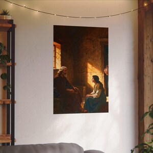 Mary and Martha Poster | Luke 10:42 One Thing Is Needful, Christian Wall Art for Women, Bible Study Gift Print image 15