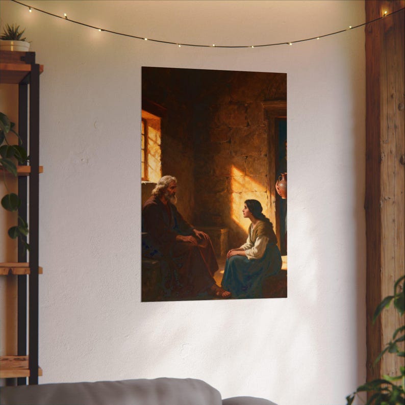 Mary and Martha Poster | Luke 10:42 One Thing Is Needful, Christian Wall Art for Women, Bible Study Gift Print image 15