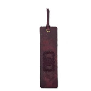 I Will Fear No Evil Leather Bookmark – Full-Grain Cowhide Bible Verse Tassel image 4