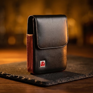 Handmade Leather Case for Miyoo Mini Plus, V2 V3 V4 Console Card Holder