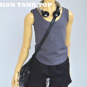 Bjd Doll Tank Top Shirt  1/6 1/4 MSD 1/3 SD Boy Uncle ID75 Custom Doll Clothes B42