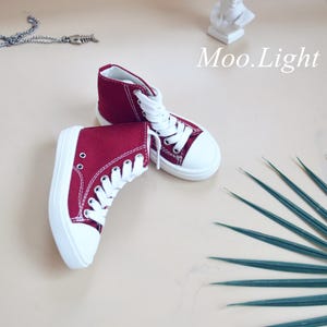 Canvas Sneaker Shoes for 1/6 1/4 MSD 1/3 Uncle Scale BJD  Dolls