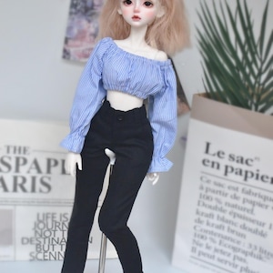 BJD Puppe Schwarze Hose für 1/6 1/4 Msd minifee 1/3 SD Smart Doll Benutzerdefinierte Puppenkleidung