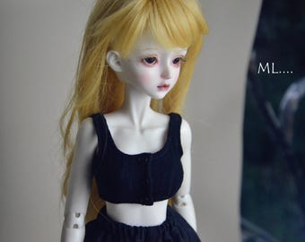 Handmade Bjd Tank Top Shirt for 1/6 1/4 Msd minifee 1/3 Girl SD Msd DD IP Eid Custom Doll Clothing