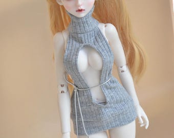 Strip Long shirt for 1/6 1/4 Msd minifee 1/3 Girl SD Msd DD IP Eid Custom Doll Clothing