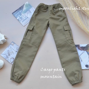 Pantaloni cargo verdi per bambole BJD: adatti per bambole Smart personalizzate da 1/6, 1/4 minifee MSD, 1/3 SD