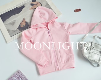 BJD Doll Hoodie: 1/6, 1/4 MSD, 1/3 SD13, SD17, ID75 Sizes Customized