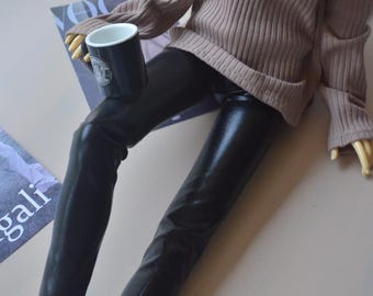 Bjd Doll Elastic Slim Pants for  1/6 1/4 MSD 1/3 SD Uncle SSDF ID75 Custom Doll Clothes B31