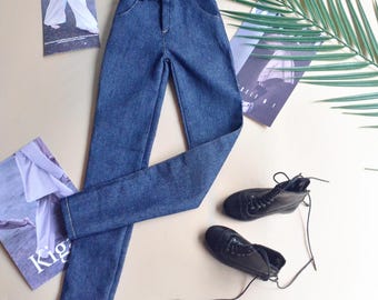 Bjd Doll Jeans Pants 1/4 MSD 1/3 SD17 Smart  Doll  Uncle ID75 Custom Doll Clothes b77