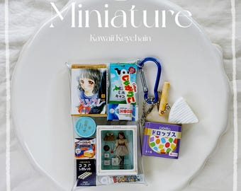 Mini japanischer Snack GachaGacha Charme Schlüsselanhänger - Kawaii Gacha Tasche