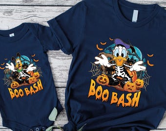 Retro Trick or Treat Disney Halloween Shirt, Mickey and Friends Halloween Shirt, Mickey Not So Scary Halloween Party, Disneyland Halloween