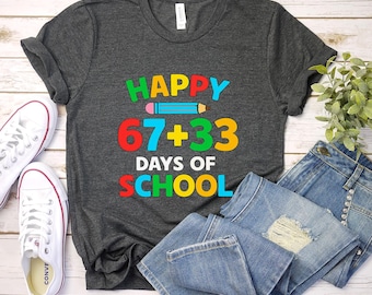 Funny 100th Day of School Shirt, One Hundred Days Later Student Meme Tee