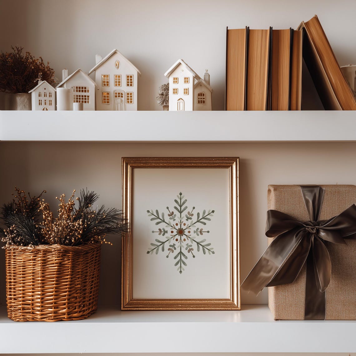 Photo inspiration: Gallery Detail: Scandinavian Snowflake Printable Wall Art