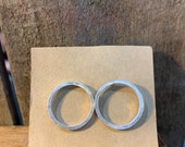 Flat Hoop Studs