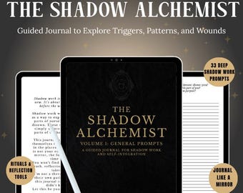 Shadow Work Journal PDF | The Shadow Alchemist™ | Digital Guided Prompts for Healing & Self-Discovery