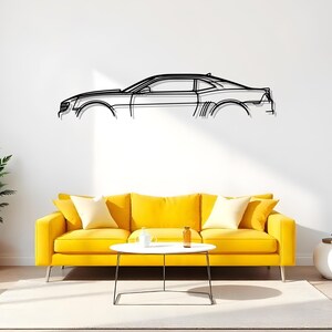Camaro SS 2011 Gift For Racer, Garage Wall Decor, Bold Car Silhouette Metal Artwork, Auto Man Cave, Cool Garage Art, Speed Addict Gift