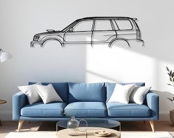 Forester XT 2004 Home Garage Wall Decor For Auto Lovers, Car Silhouette Gift For Enthusiast, Driver Cutout Gift, Gift For Speed Fan