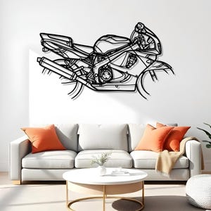 CBR 900RR 1996 Man Cave Motorcycle Wall Art, Gift For Riders, Bold Garage Decoration, Chopper Room Art, Moto Home Decor, Moto Garage Sign
