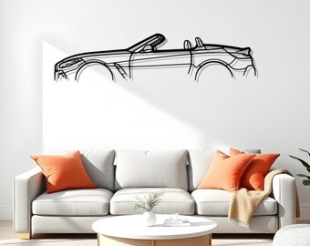 Z4 Roadster G29 Metal Car Silhouette For Man Cave Decor