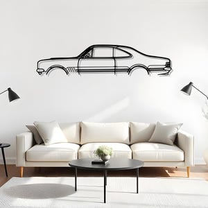 Monaro GTS 350 1969 Bold Car Silhouette Wall Art, Garage Decor For Men, Gift For Car Collectors Or Fans, Auto Fan Art, Auto Gift Idea