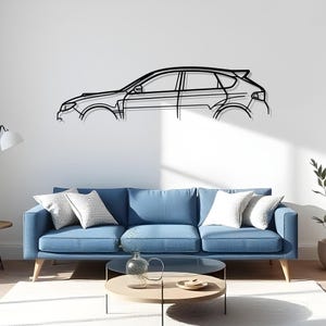 Impreza WRX STI GR Driver Garage Wall Art, Auto Fan Gift Idea, Metal Silhouette Wall Decoration, Auto Room Decor, Garage Gifts