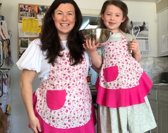 Hearts and Roses Apron