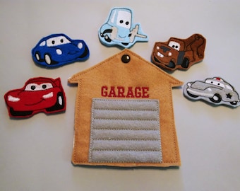 Cars Finger Puppets +Garage