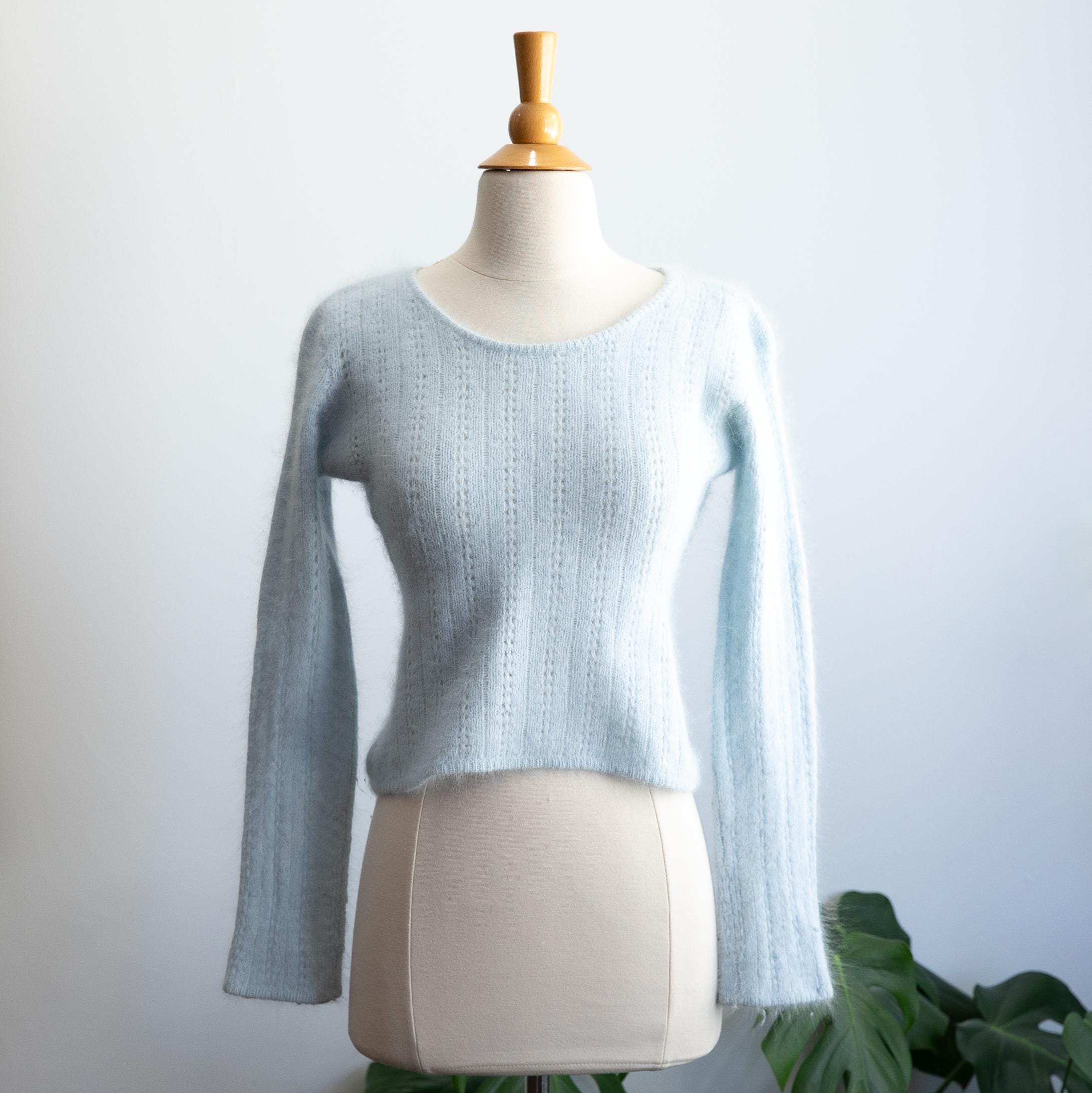 90s Angora Sweater - Etsy