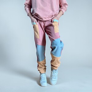 Kidventure Cotton Sweatpants with Softshell Knees, Adjustable Length Play Pants