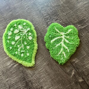 Monstera Leaf Rug Custom Leaf Shaped Rug Handmade Monstera Leaf Rug ...