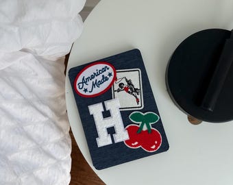 Western embroidery patch kindle cover