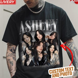 Custom Girlfriend Face Shirt for Boyfriend, Custom Bootleg Rap Tee for Girlfriend Boyfriend, Unique Gift for Boyfriend Girlfriend