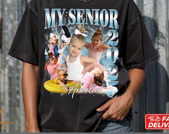 Personalized Dance Mom T-Shirt: Custom Photo Senior Mom Gift