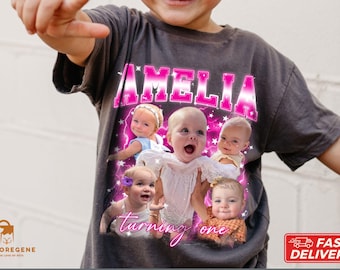 Personalized Family Birthday Shirt: 90s Bootleg Style