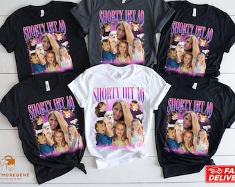 Shorty Hit Forty Birthday Shirt: Custom 40th Birthday Party Tee