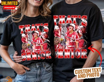 Personalized Senior Softball Shirt: Senior Night Gift, Team Supporter Tee