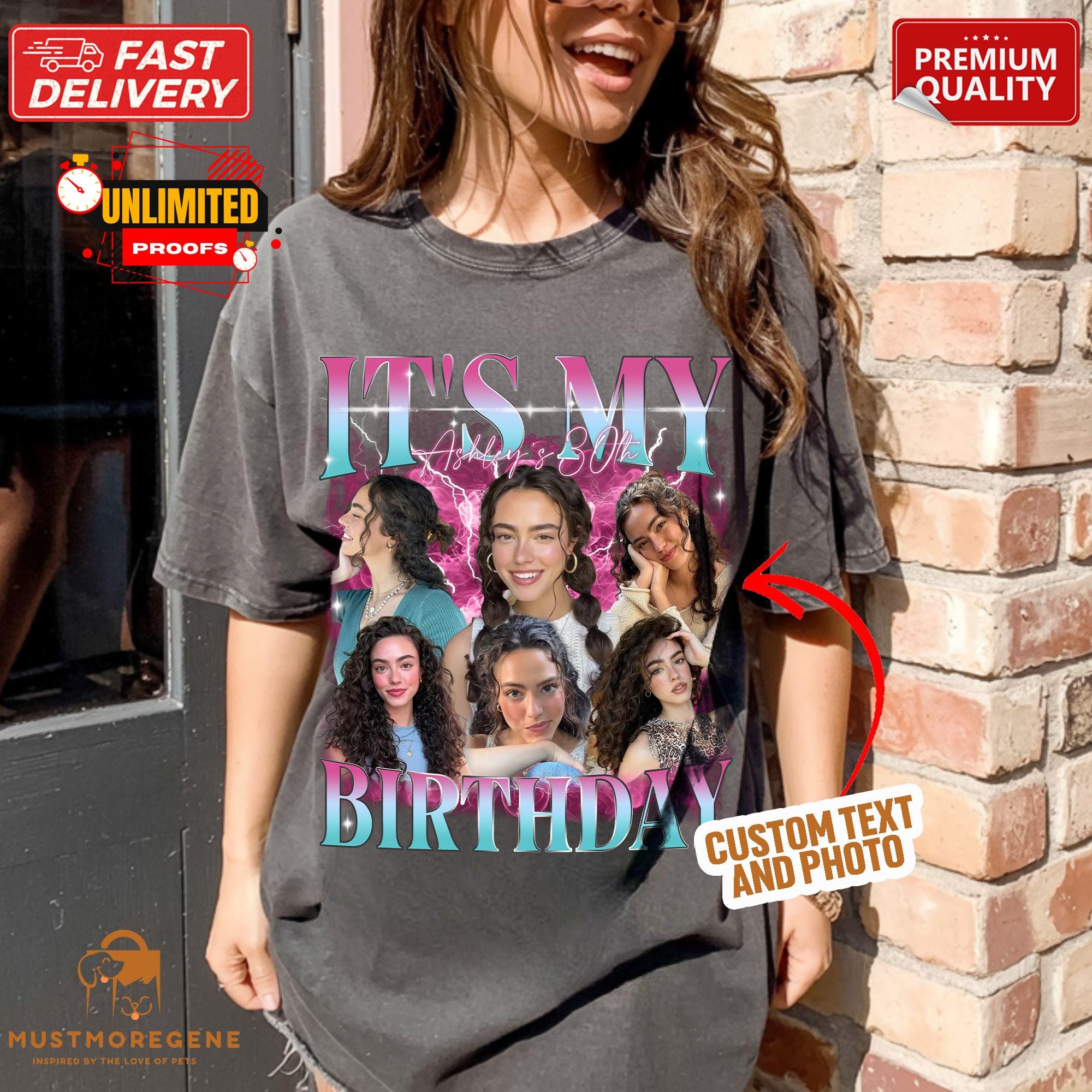 It's My 30th Birthday Shirt Personalized Photo Gifts for Boss Birthday Shirt Matching Beach Trip 40Th Birthday Shirts Friends