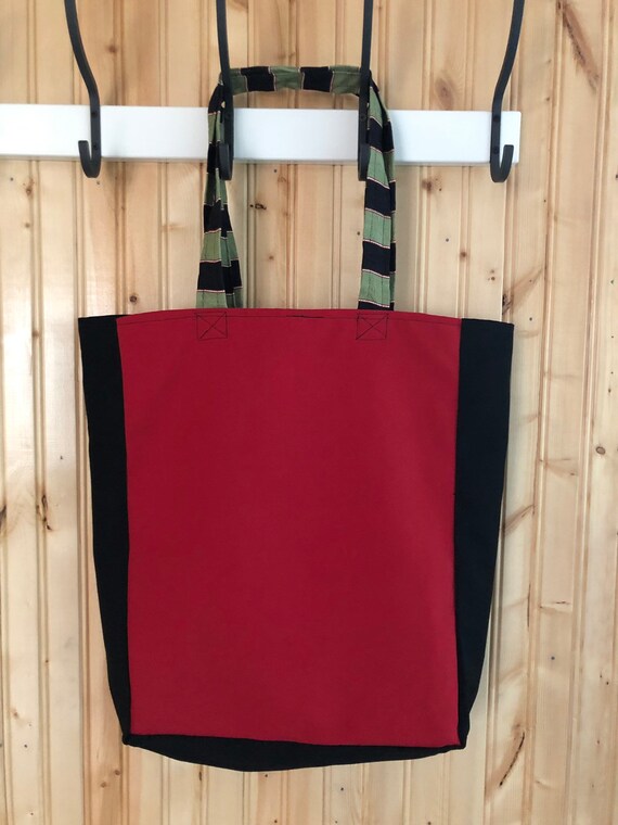 Dickens book quote ransom note market bag