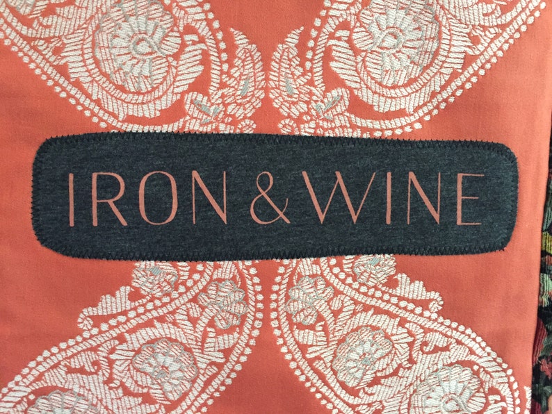 Iron and wine tshirt bag