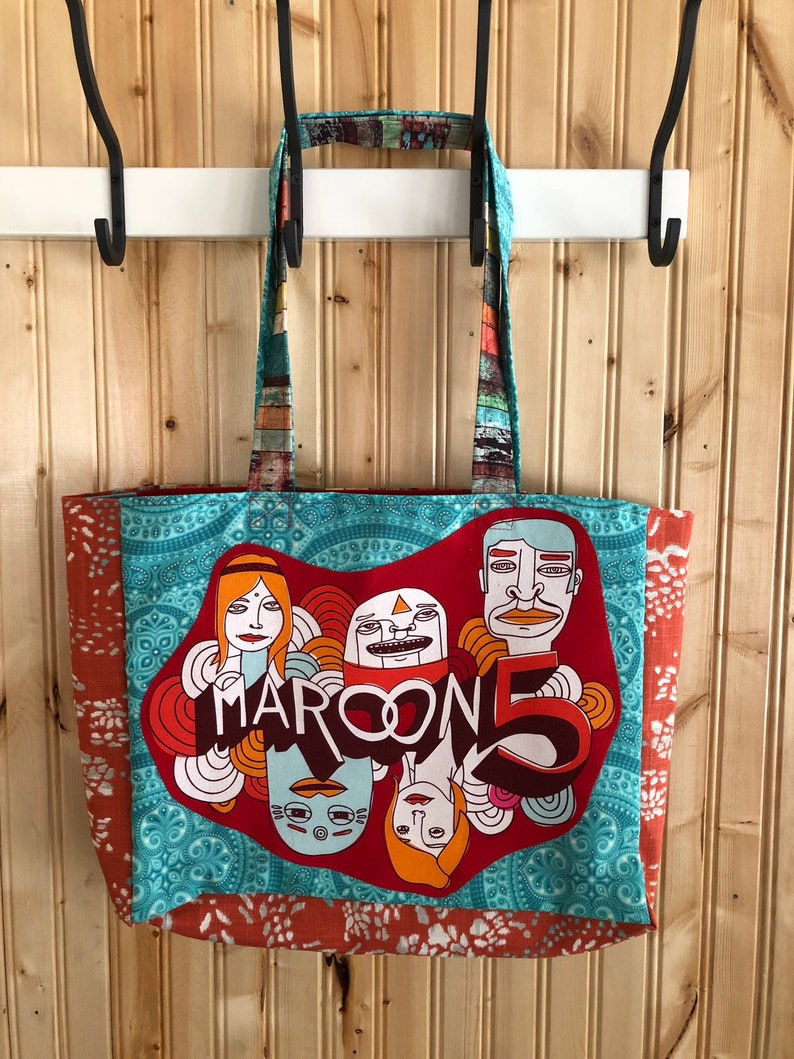 Maroon 5 thirt market bag