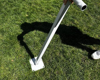 Supporto da parete rotante per Starlink Gen2 / Tubo regolabile da 750 mm / Verniciato a polvere grigia